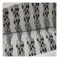 Siyah altın lurex dantel kumaş son ucuz kaliteli Afrika dantel yumuşak dokunuş